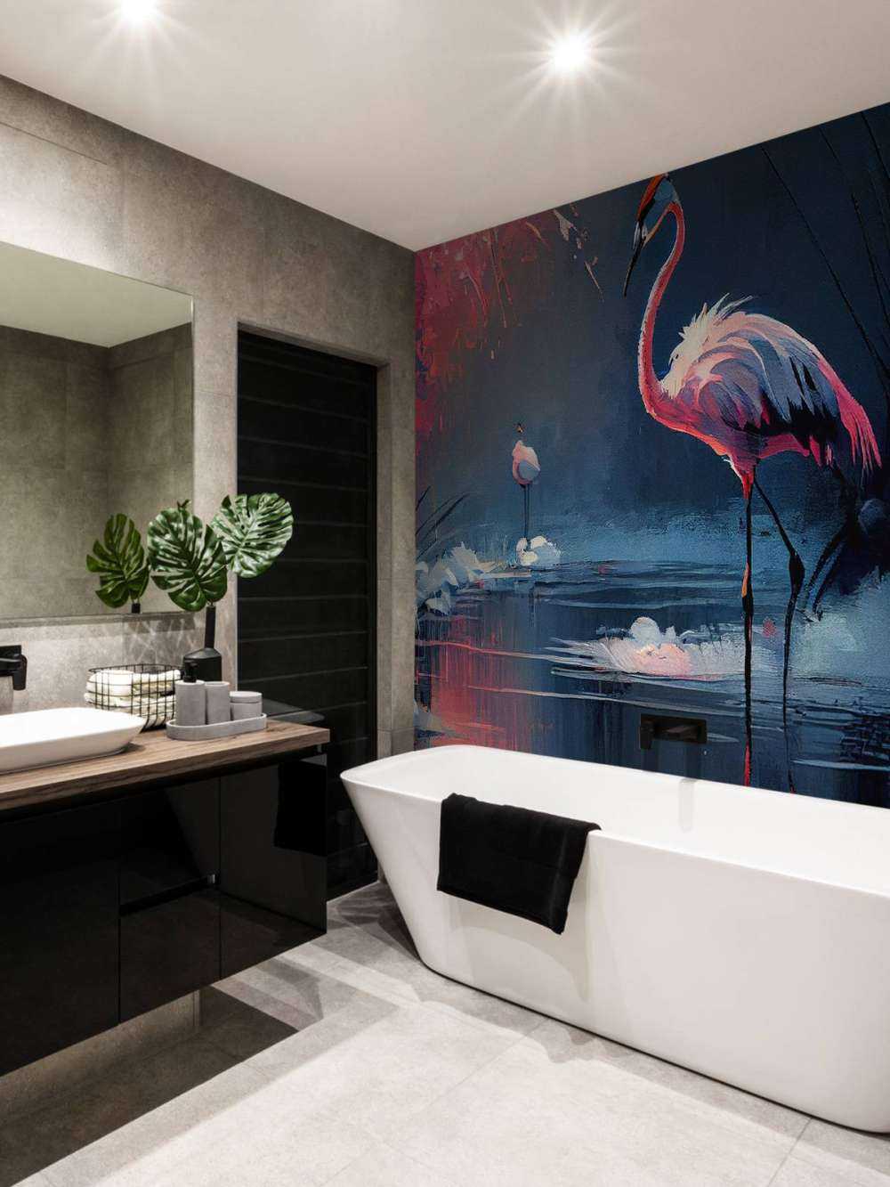 Flamingo Reflectie Symfonie