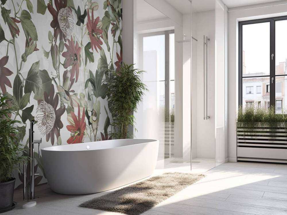 Seven Birds in Enchanted Foliage - Ivory