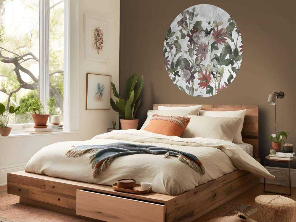 Seven Birds in Enchanted Foliage - Ivory
