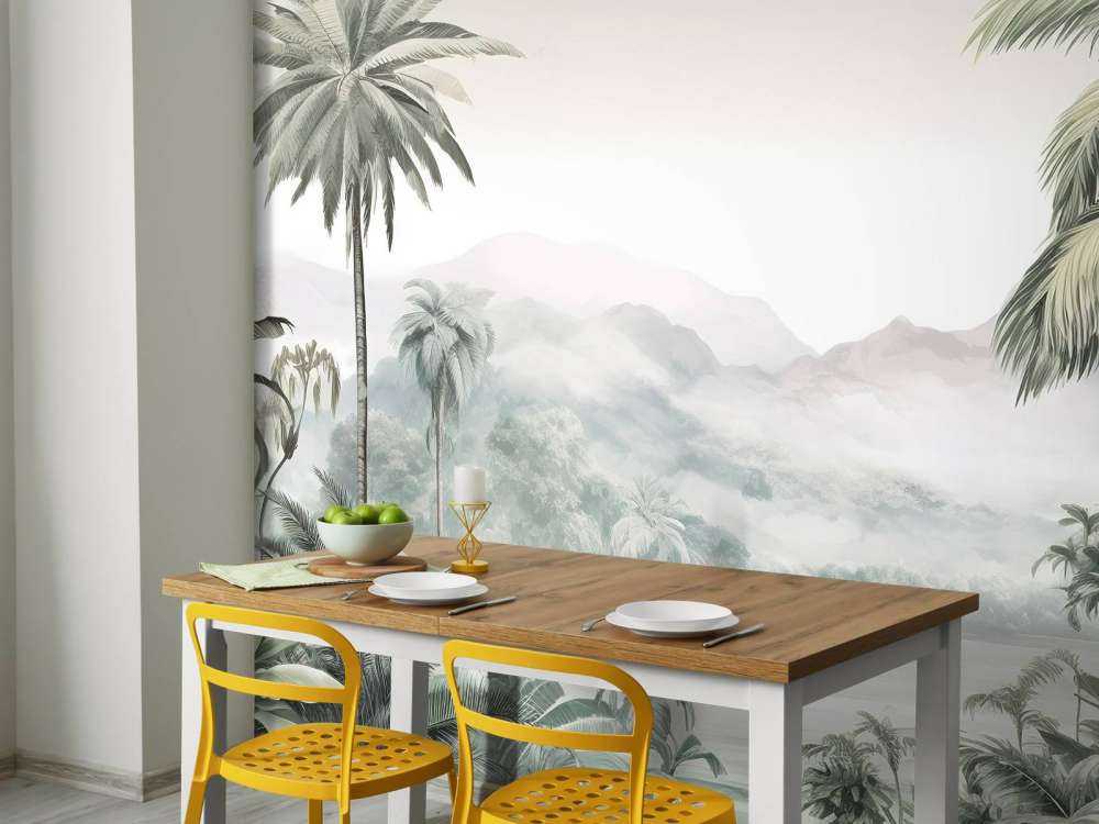 Groen Bergtropen Panorama