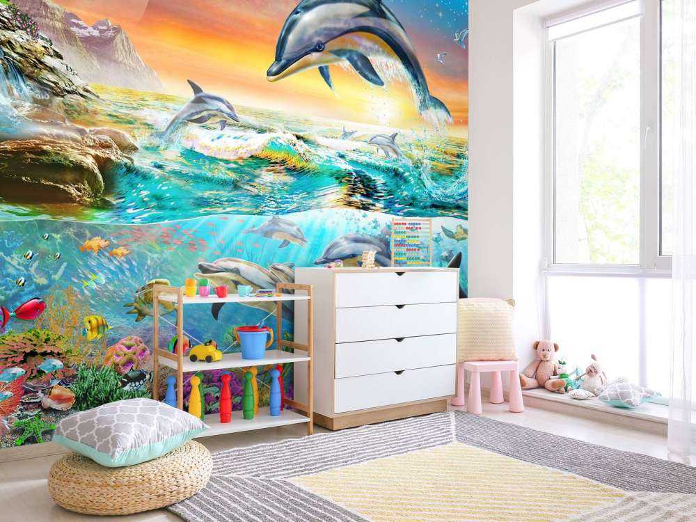 Tropical Evening Dolphins