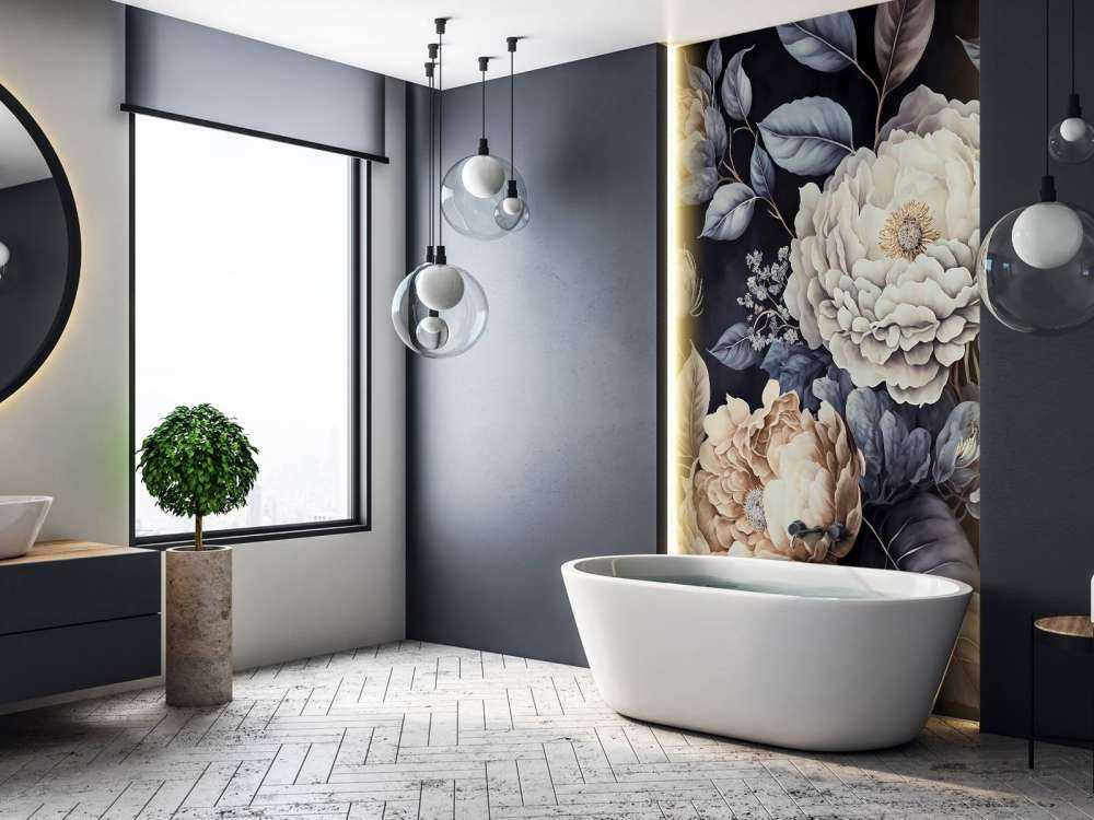 Moody baroque large floral