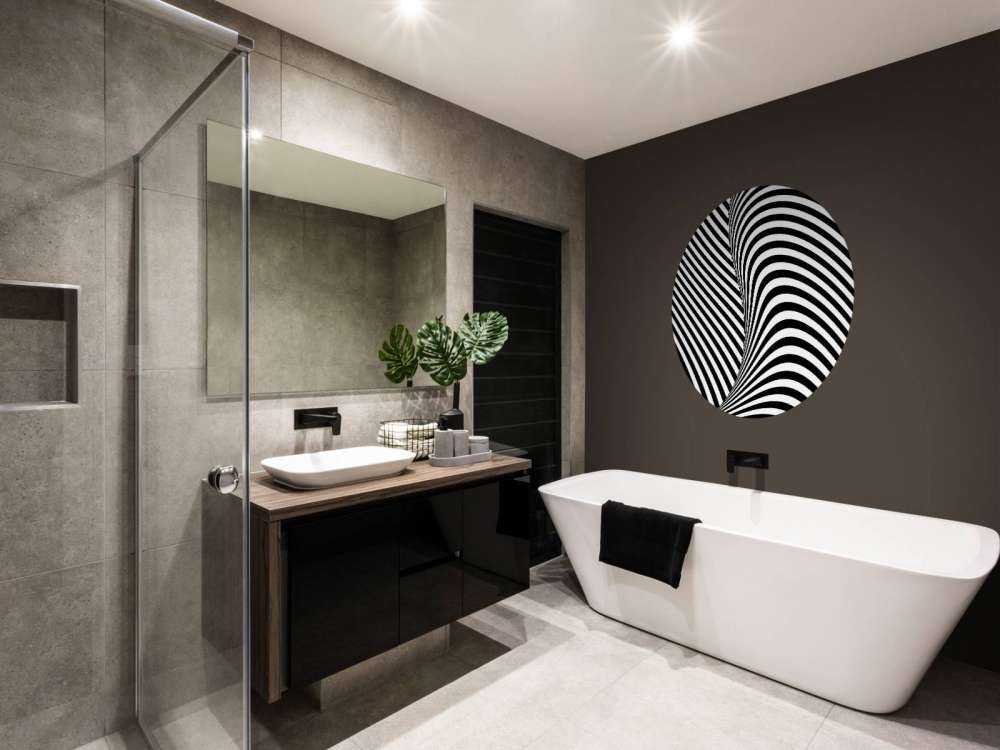 Black and white op art