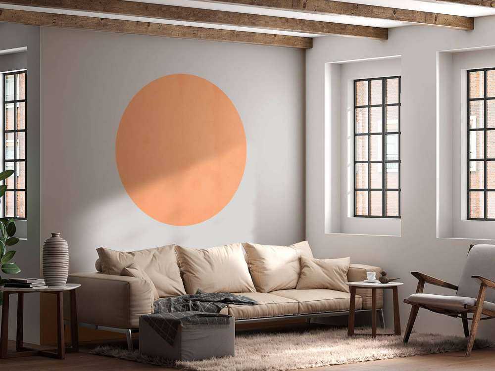 Licht oranje beton