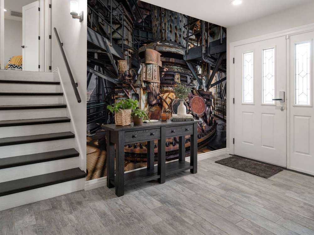 Roestige oude fabriek