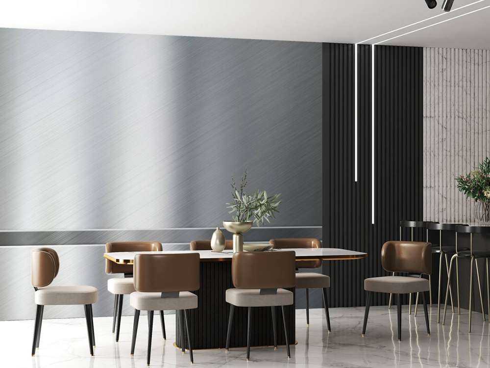 Geborsteld aluminium