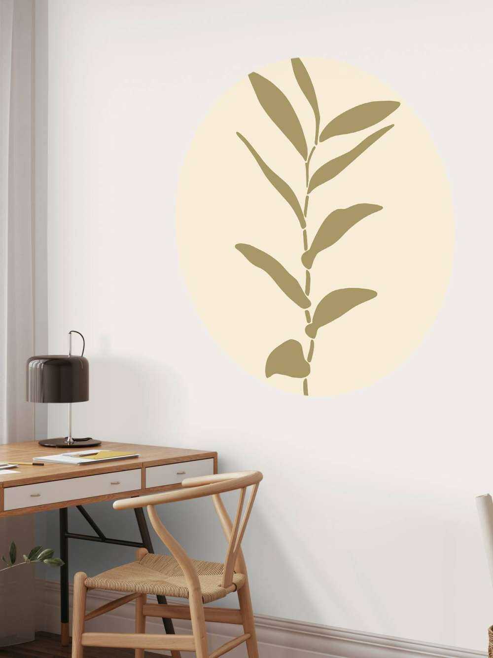 Bruine plant op een licht achtergrond