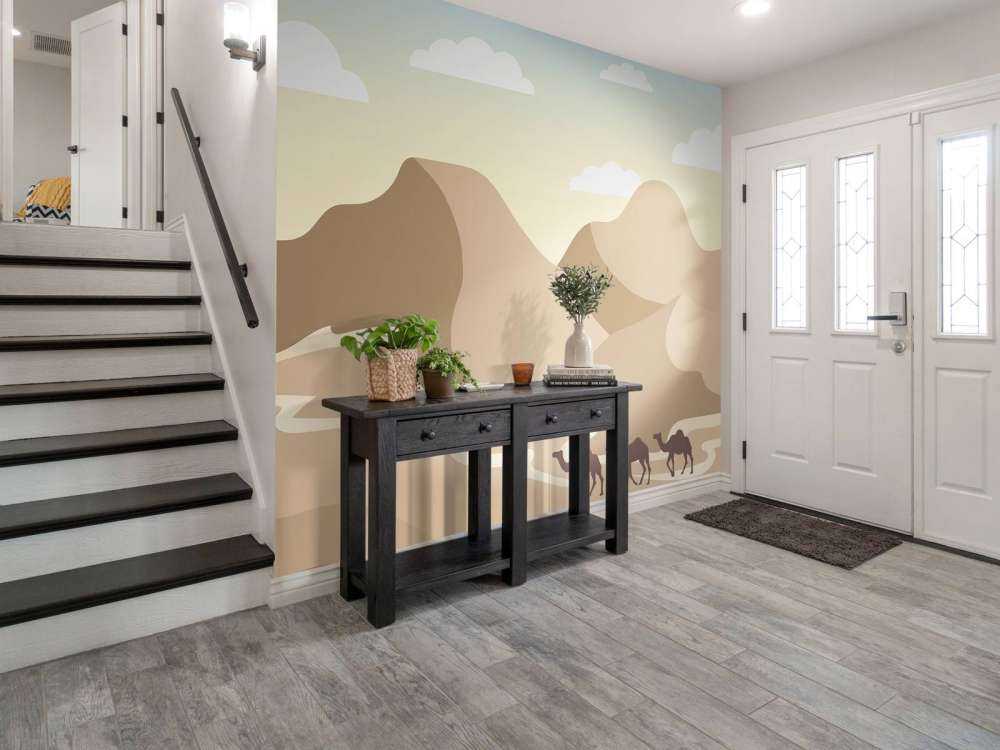 Woestijn illustratie