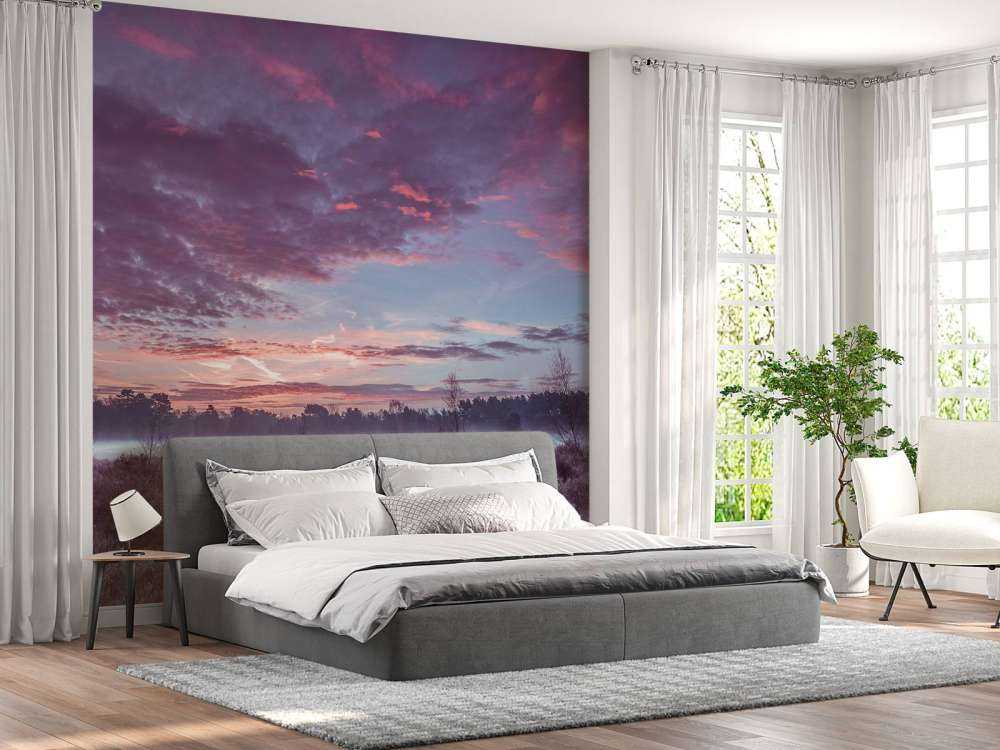 Weiland onder wolkenlucht