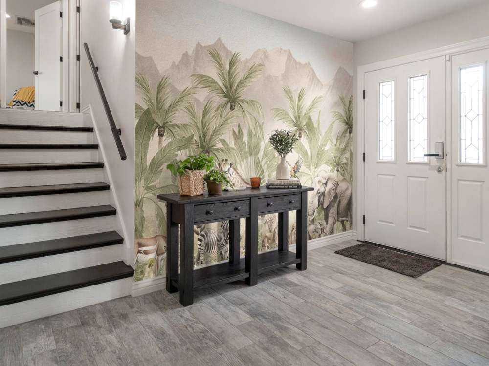 Berglandschap met dieren