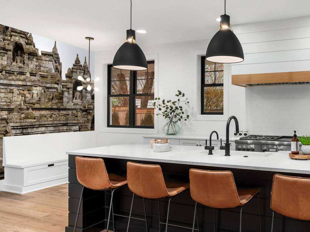 Close-up Borobudur tempel