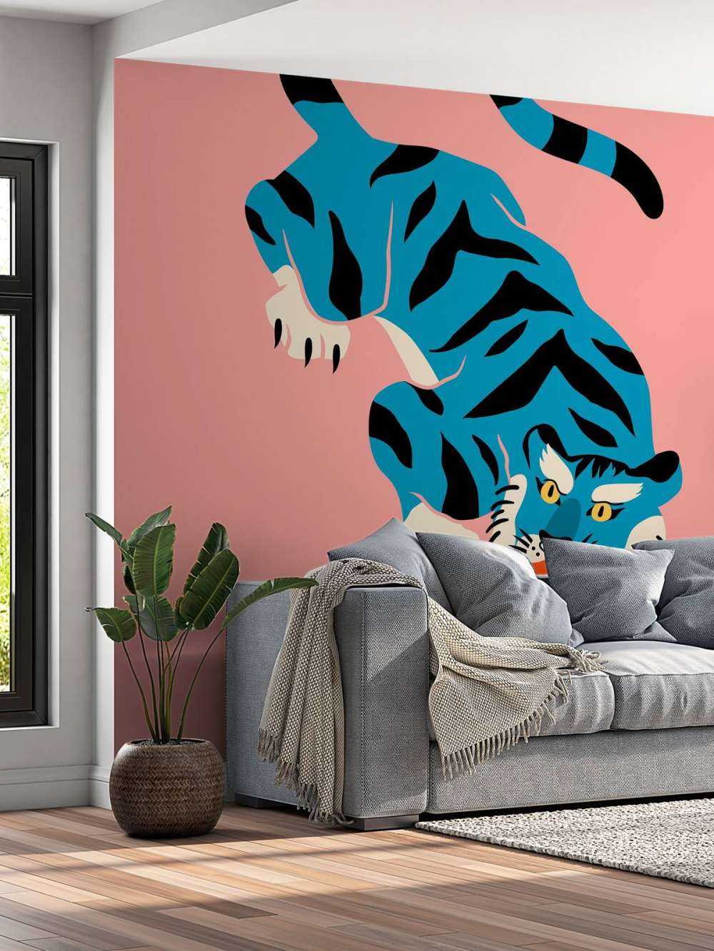 Blauwe tijger