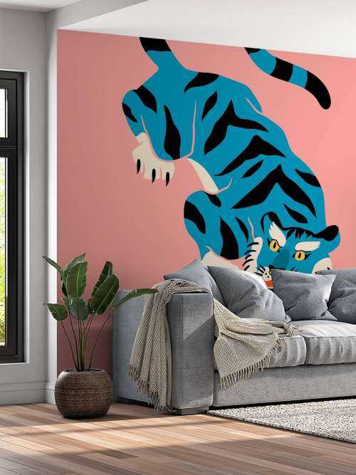 Blauwe tijger