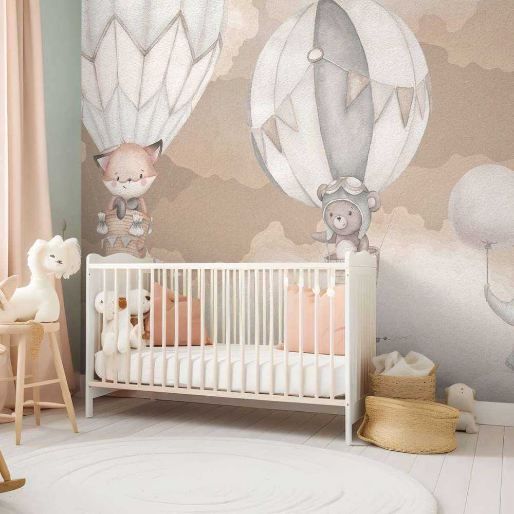 Vliegende dieren taupe