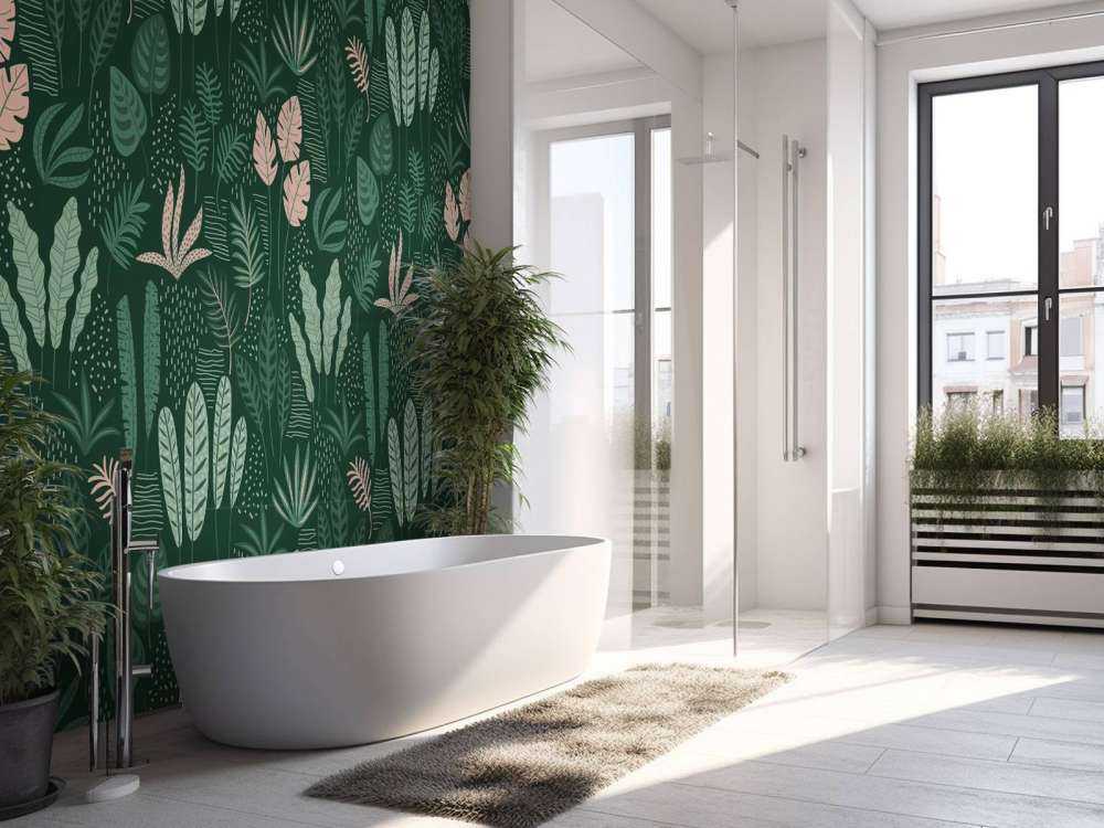 Vrolijke bladeren patroon