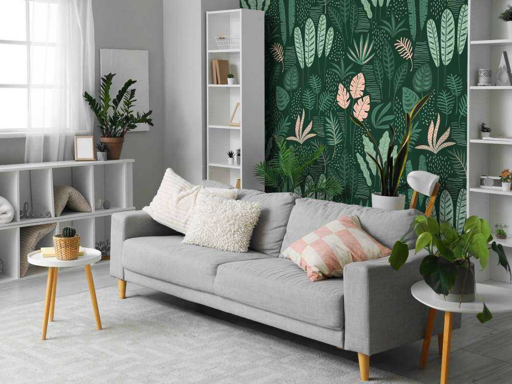 Vrolijke bladeren patroon