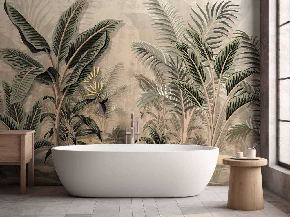 Vintage palmbomen