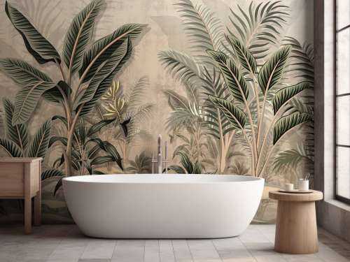 Vintage palmbomen