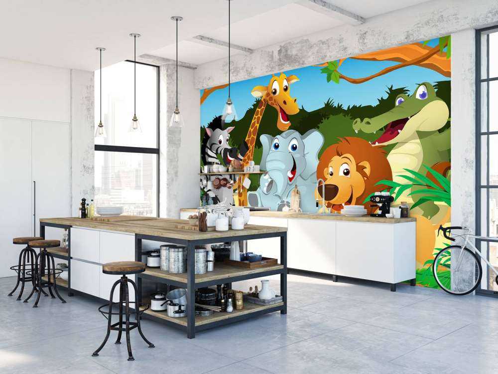 Vrolijke wilde dieren
