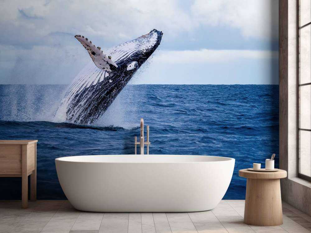 Springende walvis