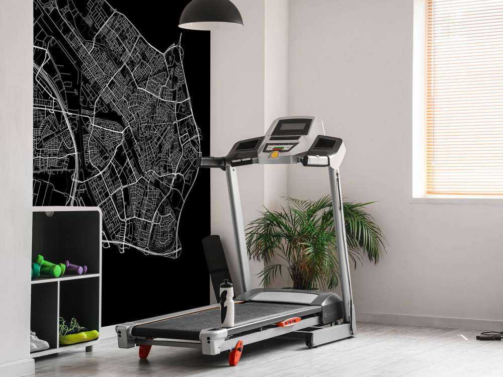 Plattegrond van Utrecht, zwart