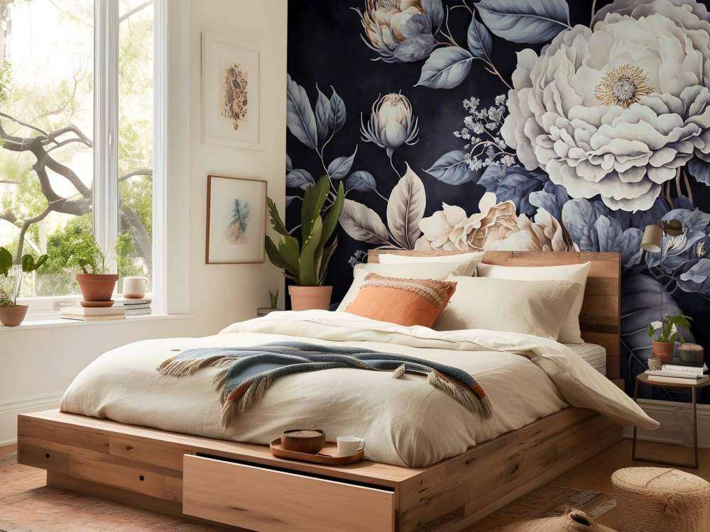 Moody baroque large floral