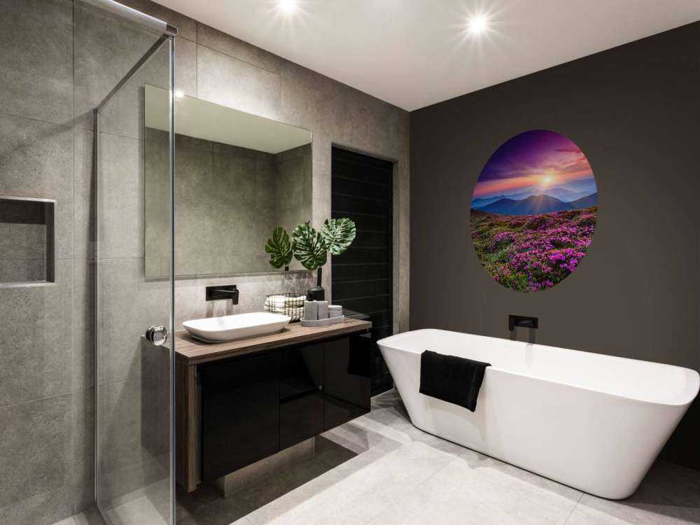 Rhododendron bloemen in de bergen