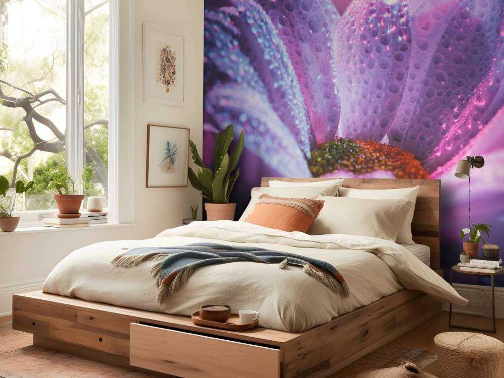 Chrysant bloem met dynamische kleuren