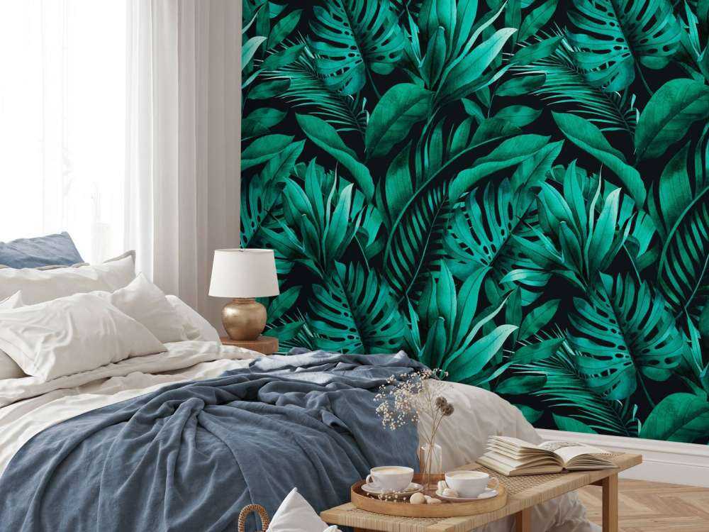 Verschillende groene bladeren