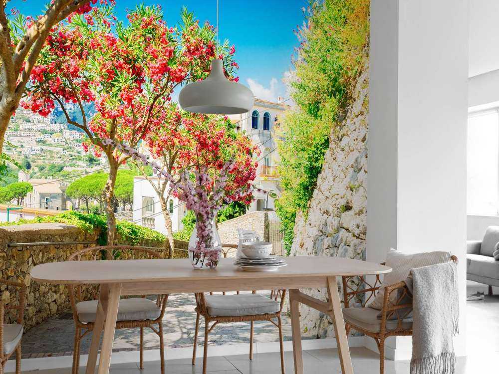 Ravello Village op een zonnige dag