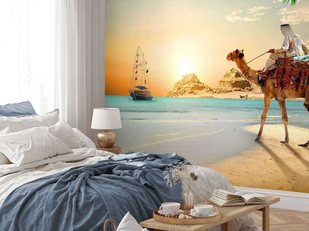 Strand in de woestijn design