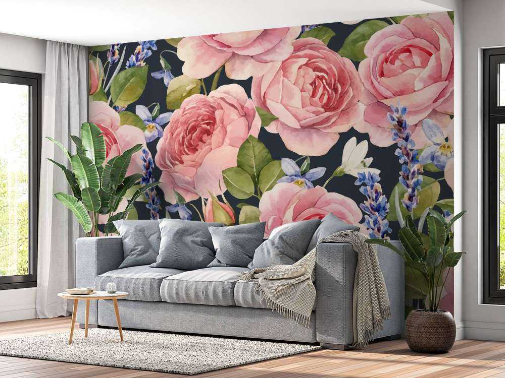 Kleurrijke rozen design