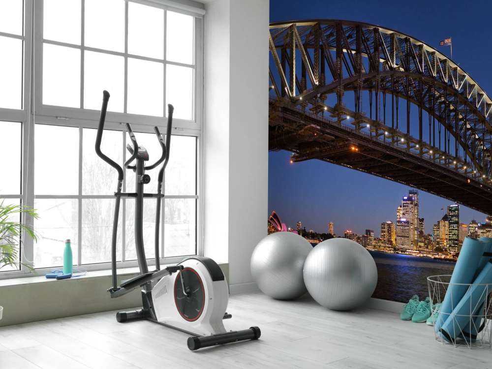 Sydney Harbour Bridge in de avond