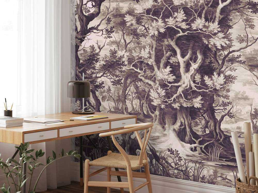 Mystical Forest in Sepia