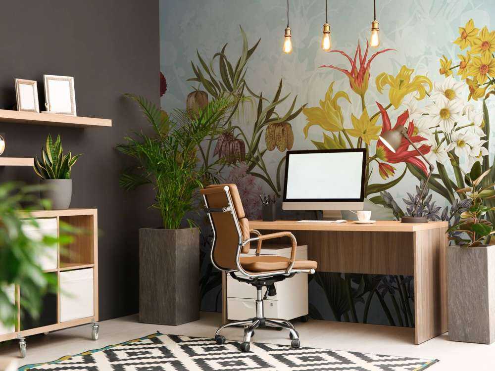 Spring Flowers - Soft Aqua Breeze