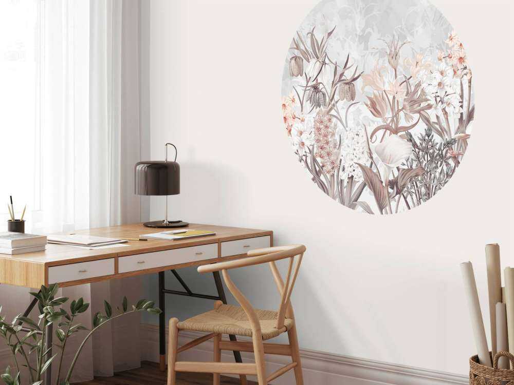 Spring Flowers - Ethereal Gray