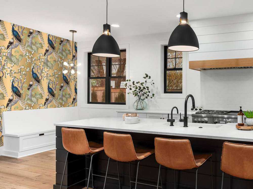 Pauwengefluister in Oase