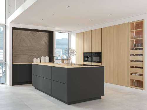 Structuren en vormen in taupe