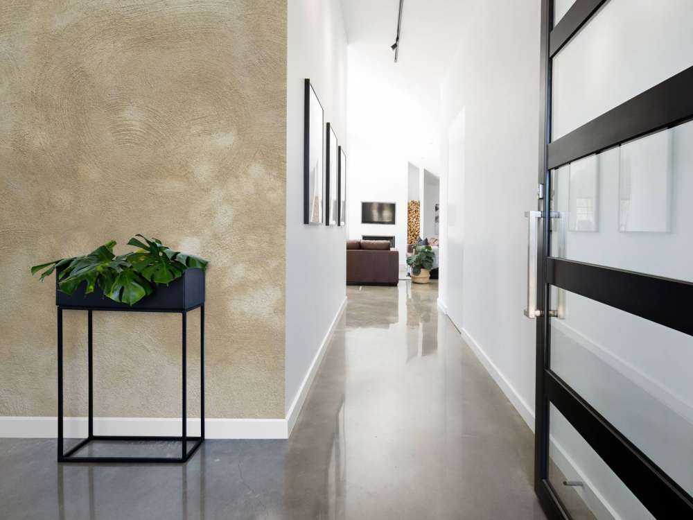 Muur met vegen en strepen