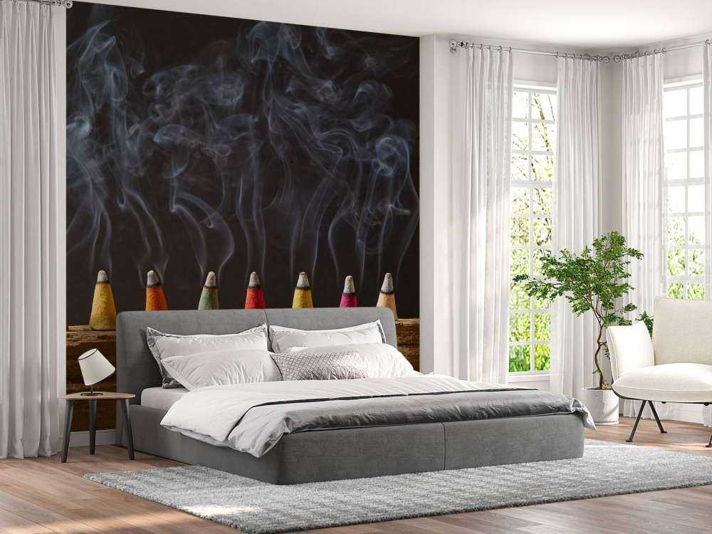 Gekleurde wierook stokjes