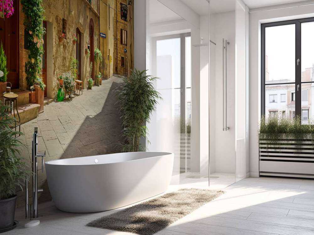 Terrassen in oud straatje