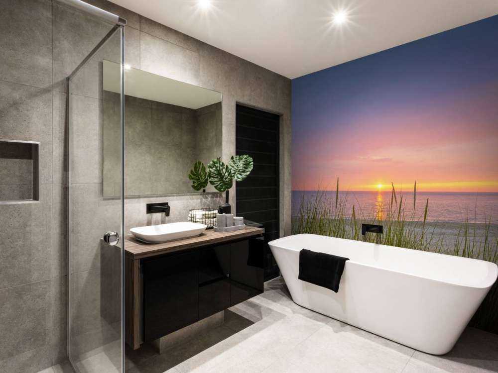 Zonsopgang aan de kust