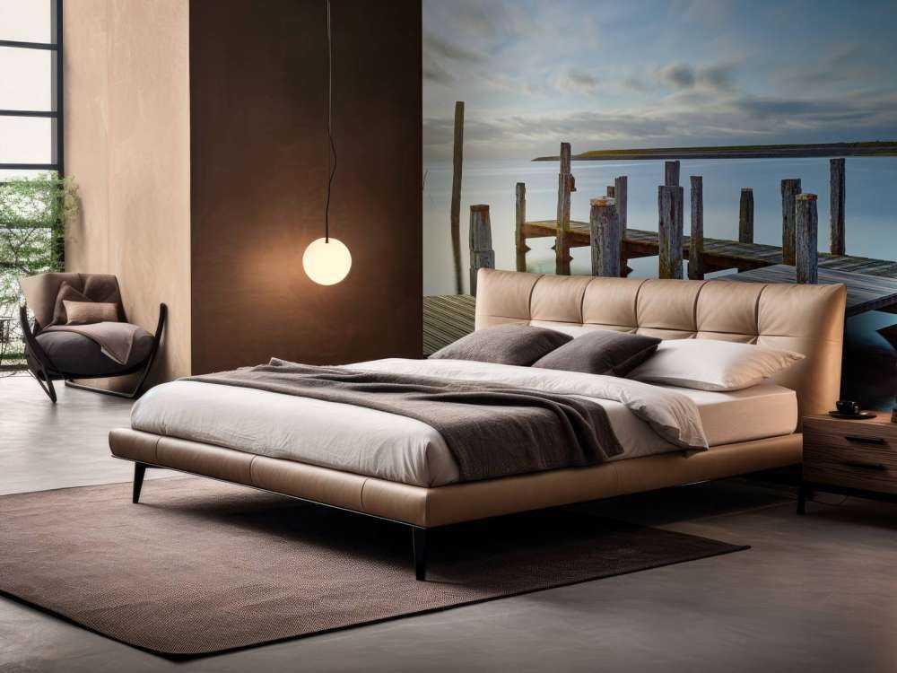 Houten steiger bij zonsopkomst