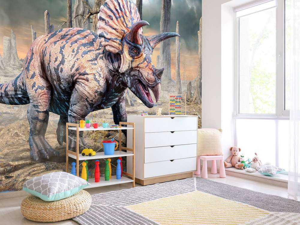 Torosaurus in een verlaten gebied