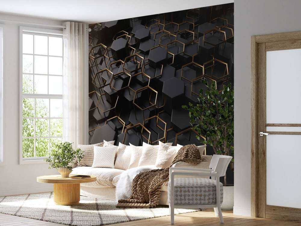 Sierlijke hexagons
