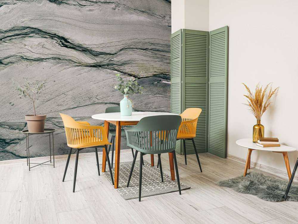 Gelaagd marmer met diepte