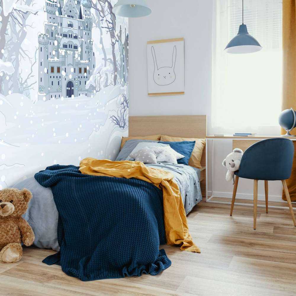 Ingesneeuwd sprookjesbos