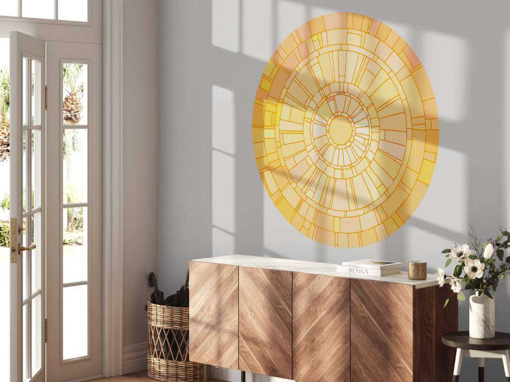 Zonnestralen mozaïek