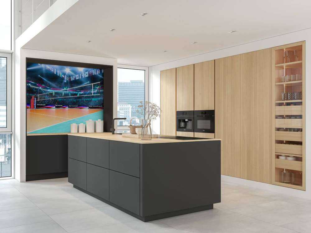 Modern volleybalveld