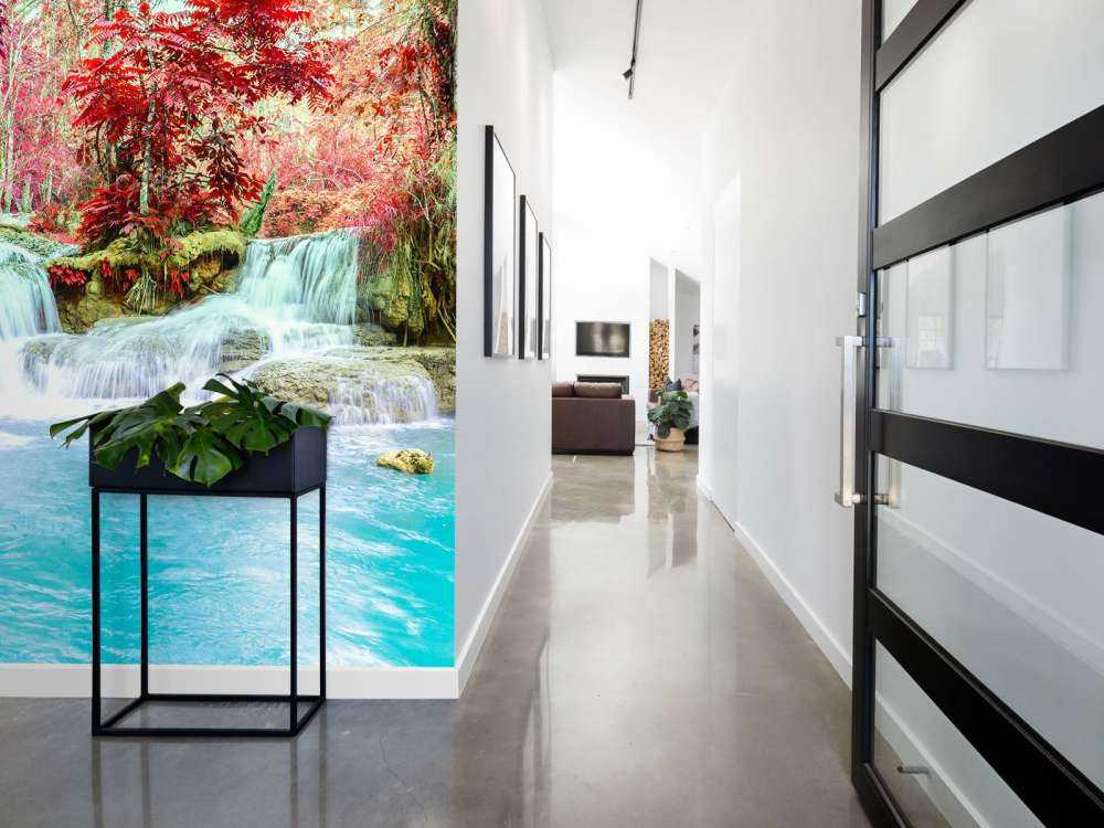 Helder water in een regenwoud